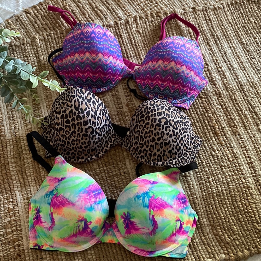 PINK Victoria’s Secret Wear Everywhere Demi Bras